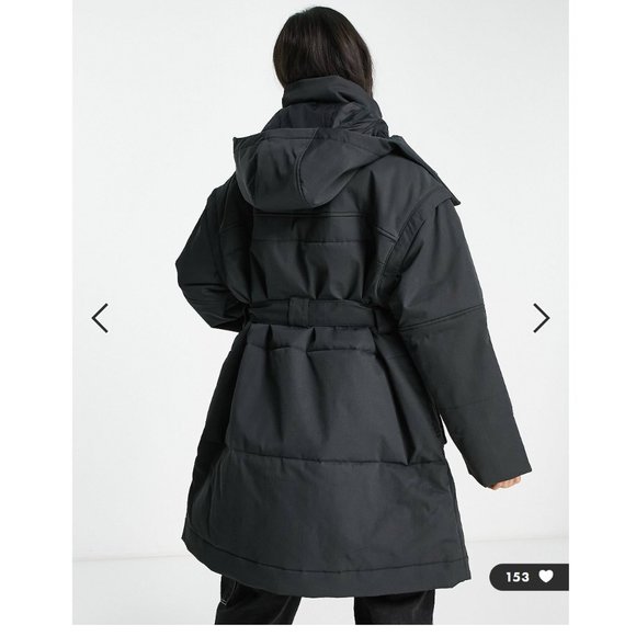 Nike Jordan 23 Engineered Women's Parka In Black - Picture 2 of 15